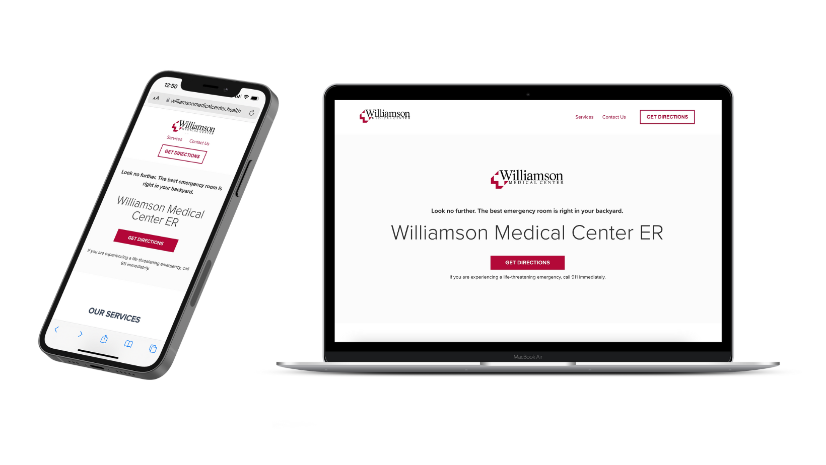 Williamson Medical Center emergency room campaign